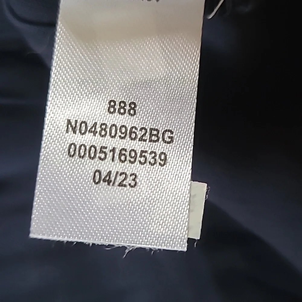 Nordstrom Navy & White Horse Print Dress - Size L (10/12)
